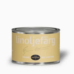 Solgul linoljefärg provburk