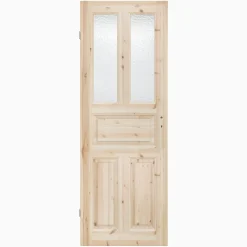 Spegeldörr med karm 5-spegel ornamentglas M8x20 - Höger