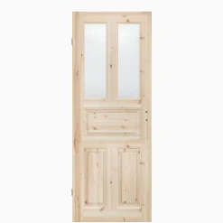 Spegeldörr med karm 5-spegel ornamentglas M8x20 - Höger