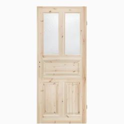 Spegeldörr med karm 5-spegel ornamentglas M8x20 - Höger