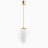 Taklampa Bikupa mässing 840 mm