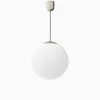 Taklampa klot förnicklad mässing 580 mm