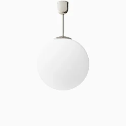Taklampa klot förnicklad mässing 520 mm