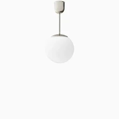 Taklampa klot förnicklad mässing 380 mm
