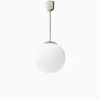 Taklampa klot förnicklad mässing 520 mm