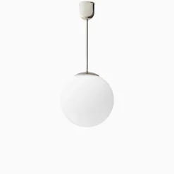 Taklampa klot förnicklad mässing 520 mm