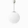 Taklampa klot förnicklad mässing 620 mm