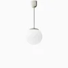 Taklampa klot förnicklad mässing 480 mm