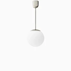 Taklampa klot förnicklad mässing 480 mm