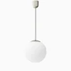 Taklampa klot förnicklad mässing 720 mm