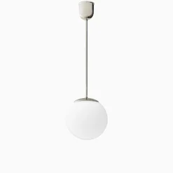 Taklampa klot förnicklad mässing 680 mm
