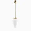 Taklampa Ova Liten mässing 780 mm