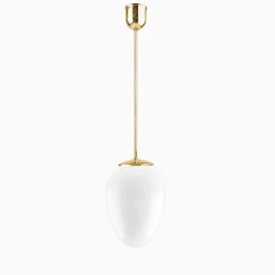 Taklampa Ova Liten mässing 780 mm