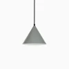 Taklampa Zwickau 200 mm cementgrå