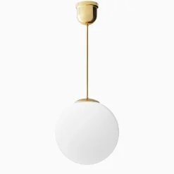 Taklampa klot mässing 780 mm med stor takkopp