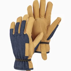 Trädgårdshandske Denim strl 6