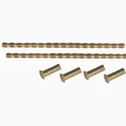 Tryckesskruv M4x120 mm med nipplar mässing