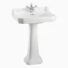 Tvättställ Edwardian med pelare 1 hål