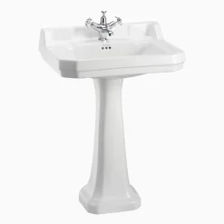 Tvättställ Edwardian med pelare 1 hål