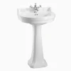Tvättställ Edwardian med pelare 1 hål