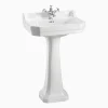 Tvättställ Edwardian med pelare 2 hål
