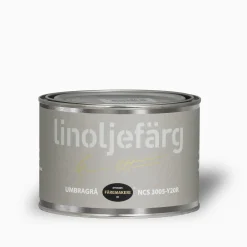 Umbragrå linoljefärg provburk