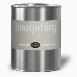 Umbragrå linoljefärg provburk