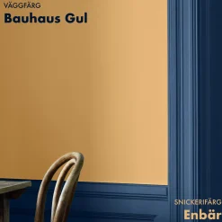 Väggfärg Auro Bauhaus Nr 446 Gul 1 liter