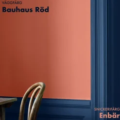 Väggfärg Auro Bauhaus Nr 319 Röd 1 liter
