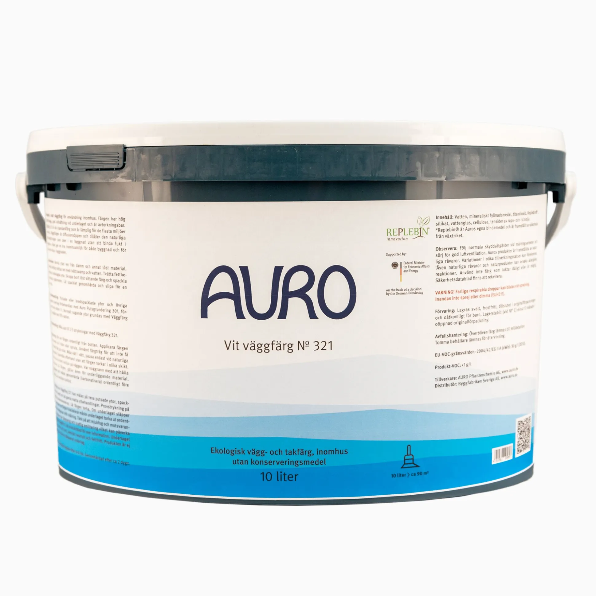 Väggfärg Auro Vit 1 liter