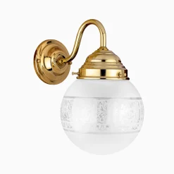 Vägglampa Dalarö Klot Mönstrat