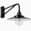 Vägglampa Hannover Spitz klarglas