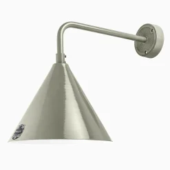 Vägglampa Zwickau 250 mm mossgrå