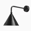 Vägglampa Zwickau 200 mm svart