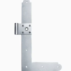 Vinkelgångjärn Nit 8'' höger nedre / vänster övre - obehandlad