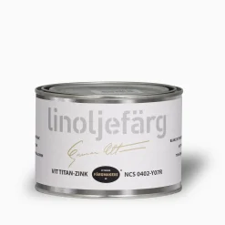 Vit Titan/Zink linoljefärg provburk