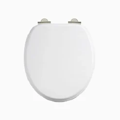 WC-sits mjukstängande svart mdf